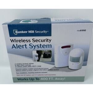 Bunker Hill Security Wireless Security Alert‎ System Works Up To 400 Ft. Away